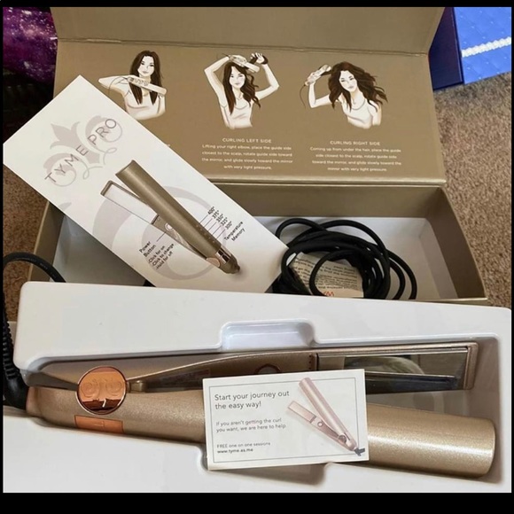 tyme curling straightener